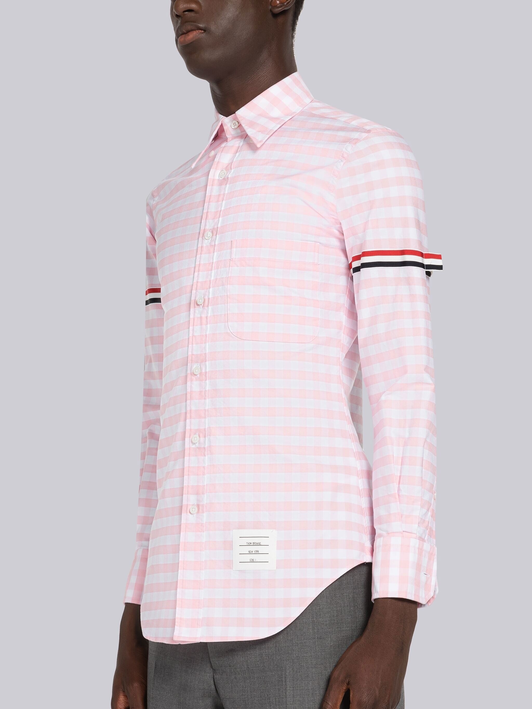 Gingham Oxford Armband Classic Shirt - 2