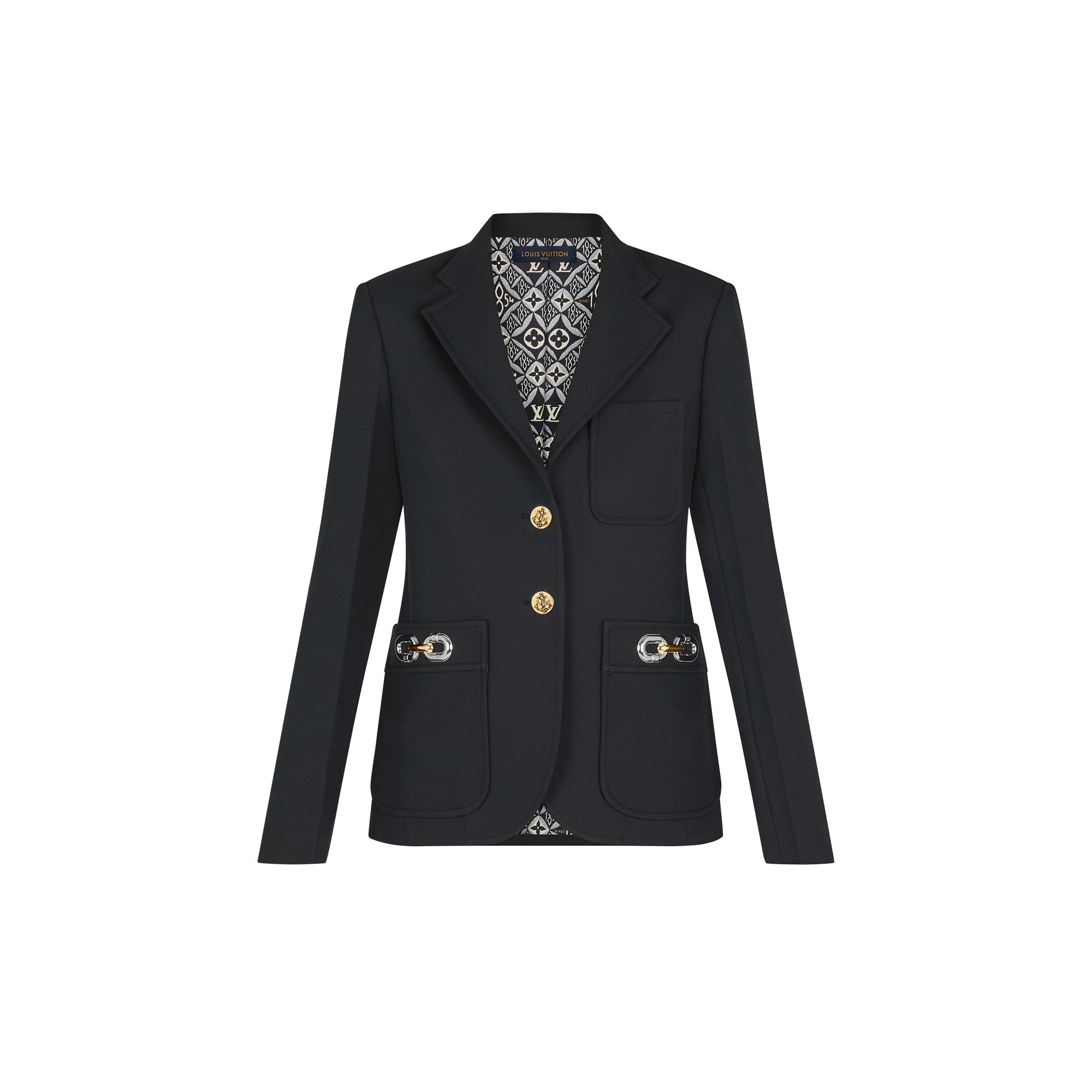 Since 1854 Metallic Buckle Technical Gabardine Classic Blazer  - 1