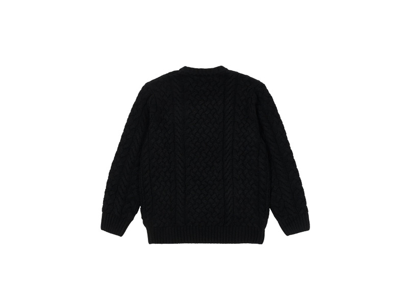 PALACE 케이블 니트 검정 outlook