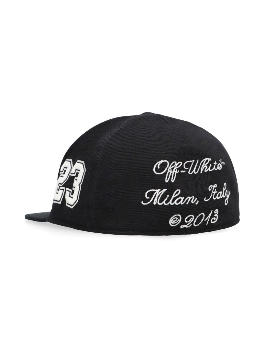 logo-embroidered cap - 2