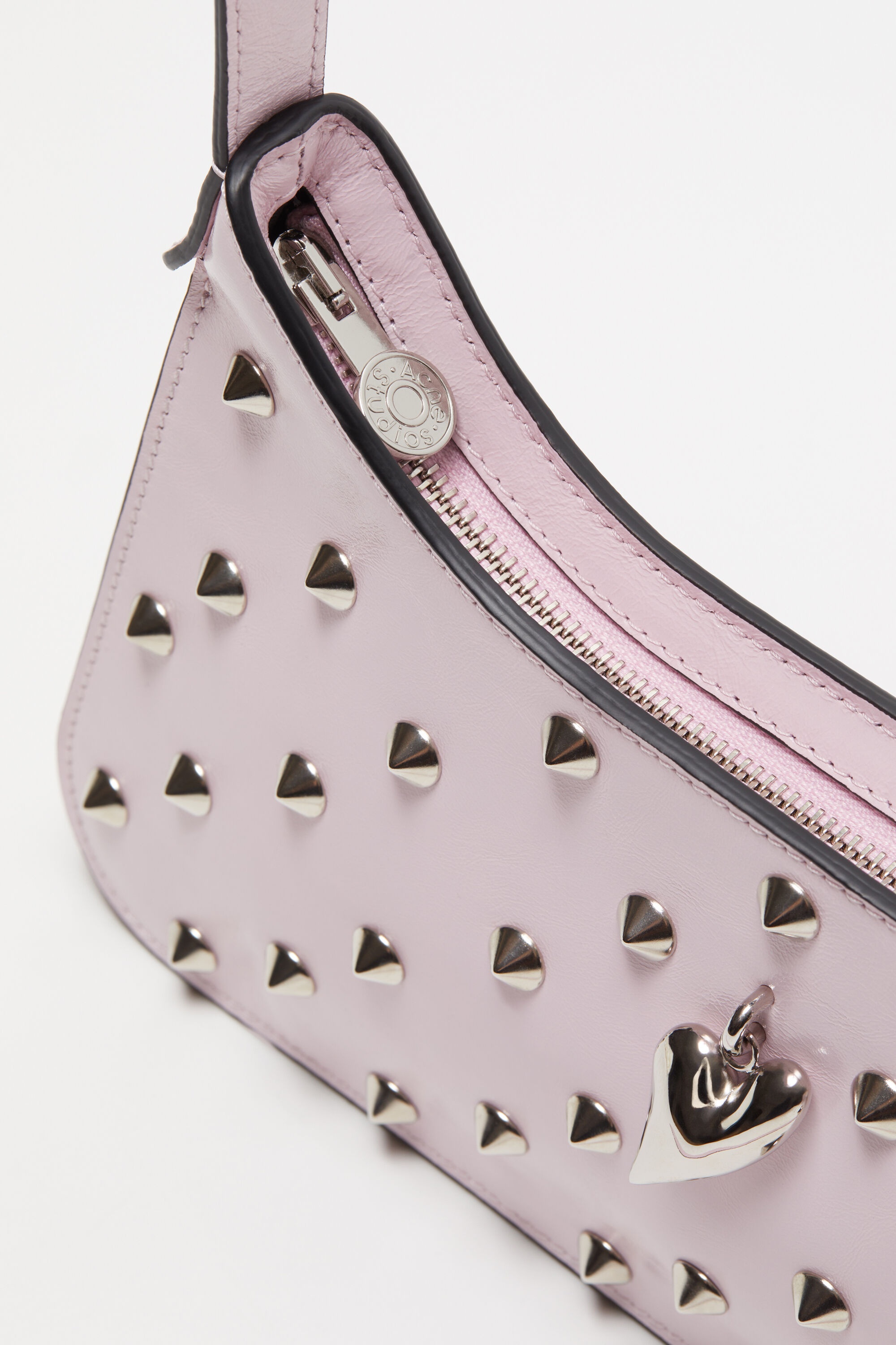 Acne Studios Platt mini shoulder bag - Baby pink | REVERSIBLE