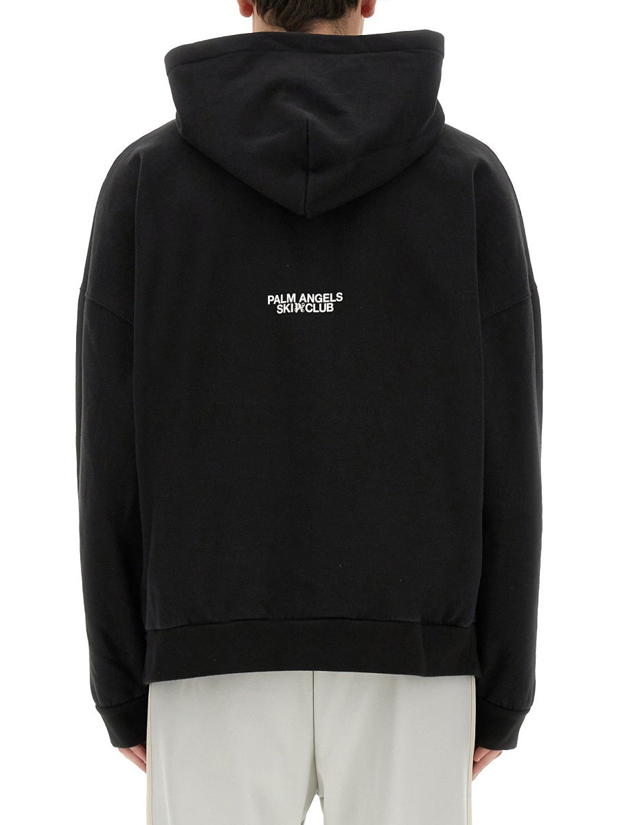 Palm Angels Men Palm Ski Club Print Sweatshirt - 3