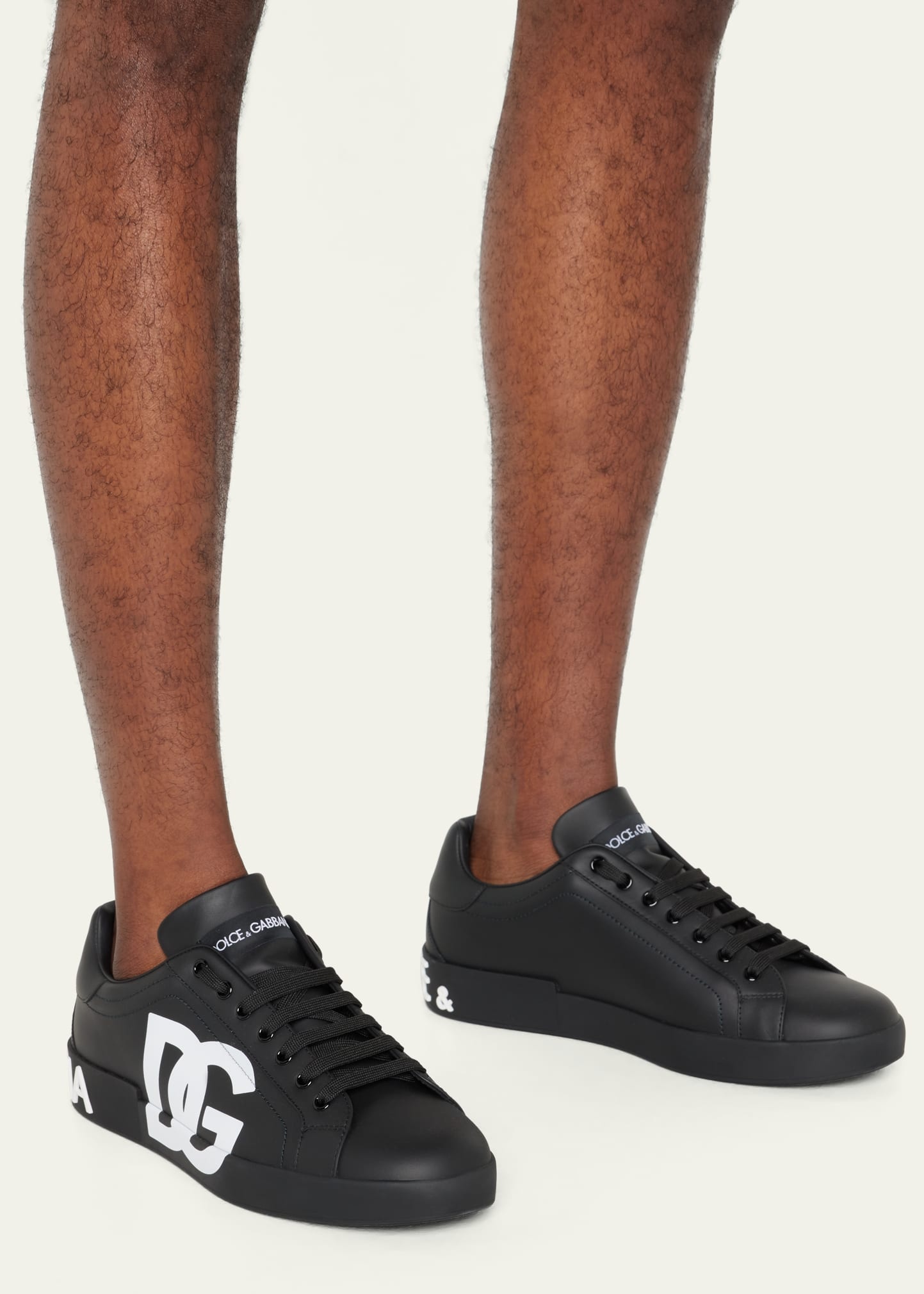 Men's Portofino Leather Low-Top Sneakers - 2