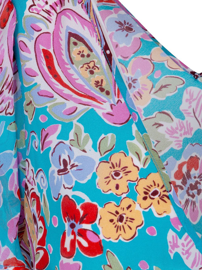 floral-print tiered dress 3