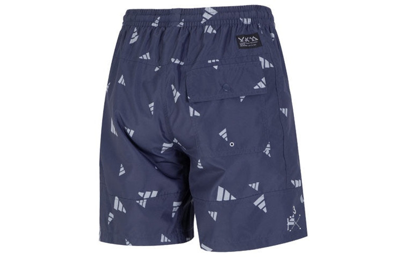 adidas adidas M Prsve Board S Logo Full Print Athleisure Casual Sports Woven Shorts Blue HD0069 outlook