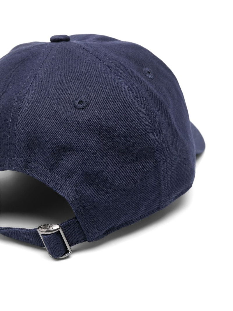 Sporty & Rich slogan-embroidered cap outlook