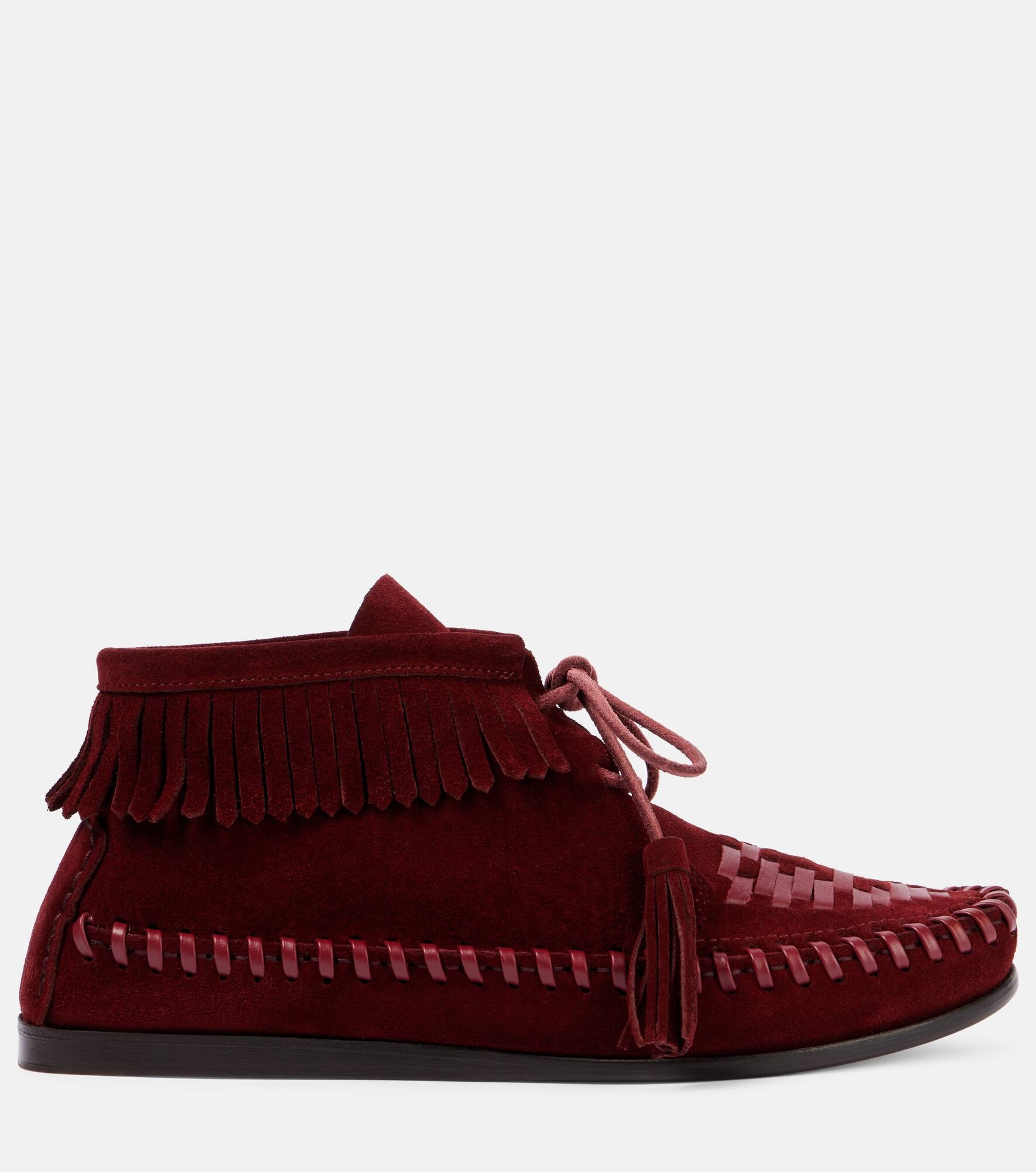 Felsa fringed suede loafers - 4