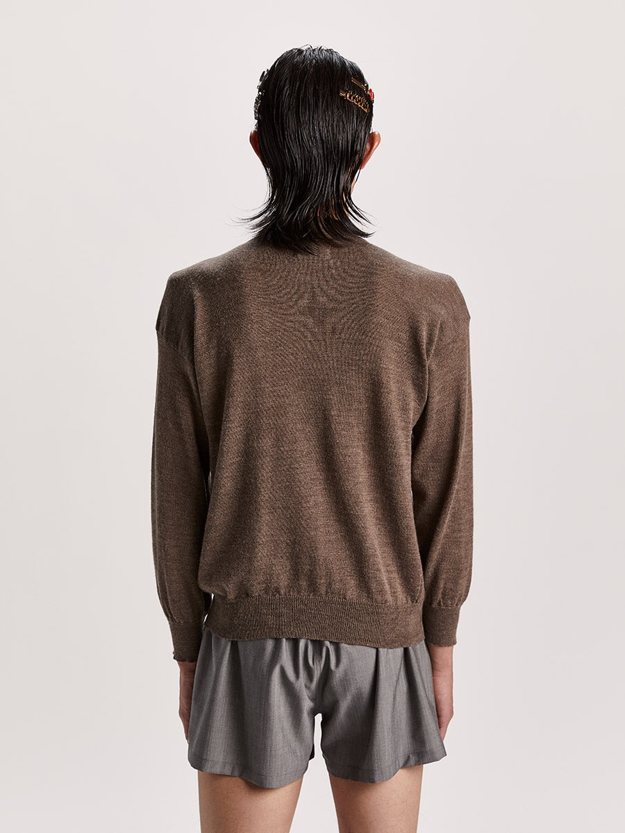 Bebè Cardigan Brown - 4