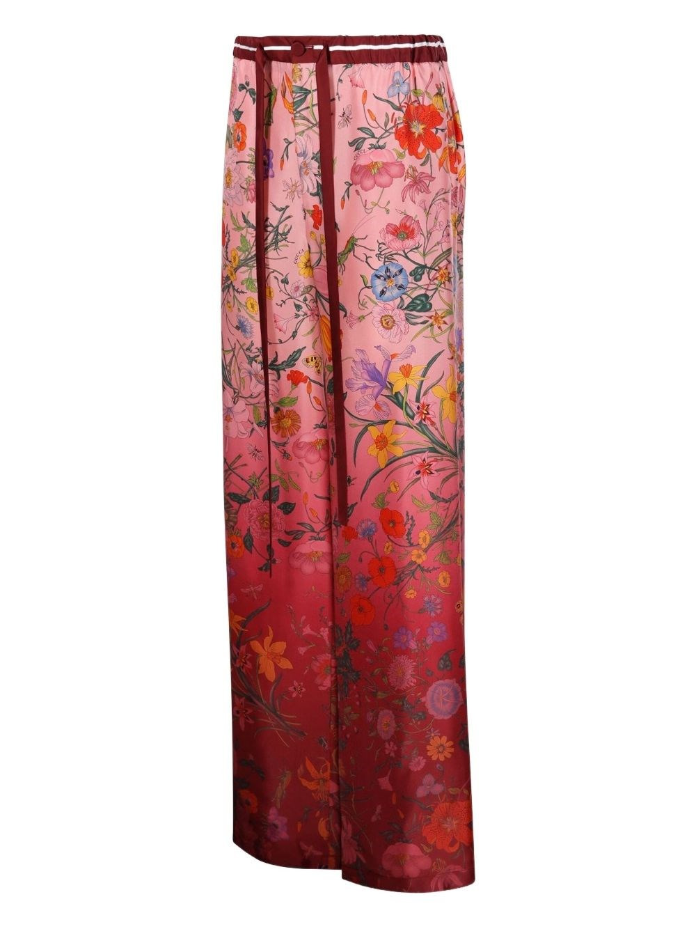 Printed silk trousers - 3
