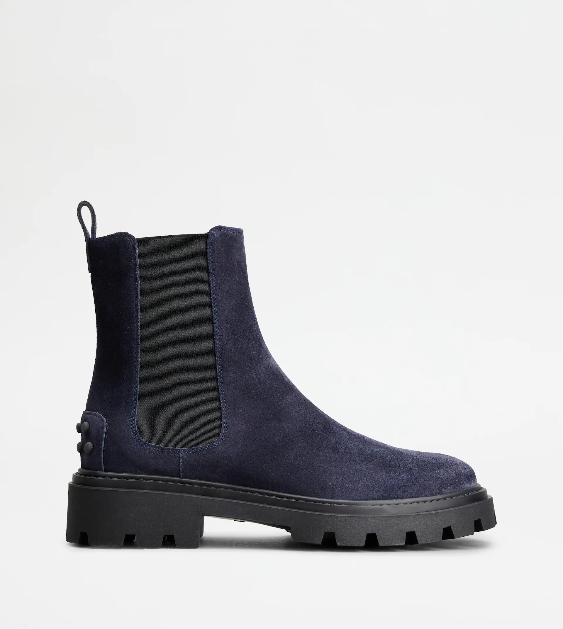 TOD'S CHELSEA BOOTS IN SUEDE - BLUE - 1