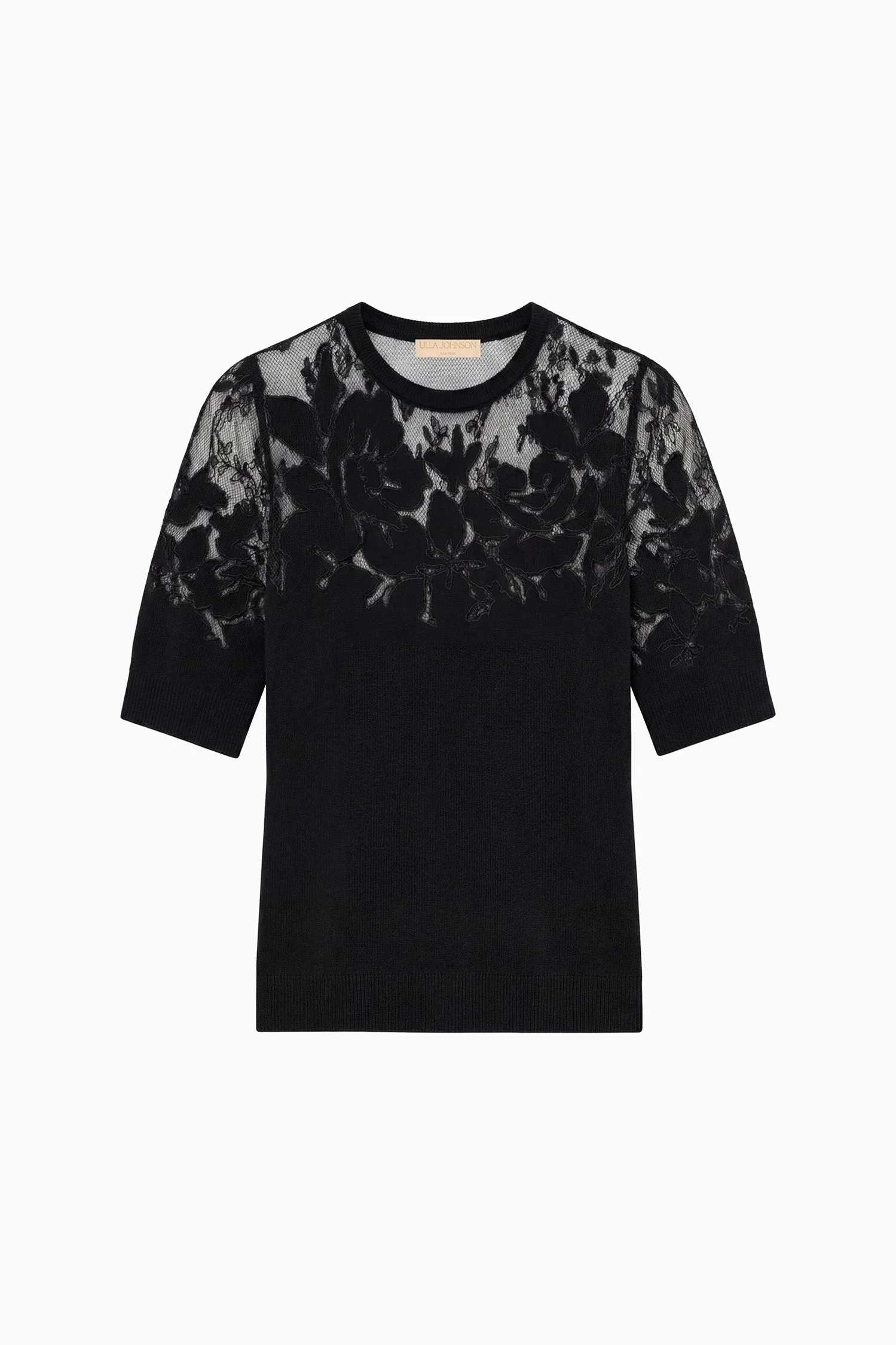 Ella Short Sleeve Lace Top - 1