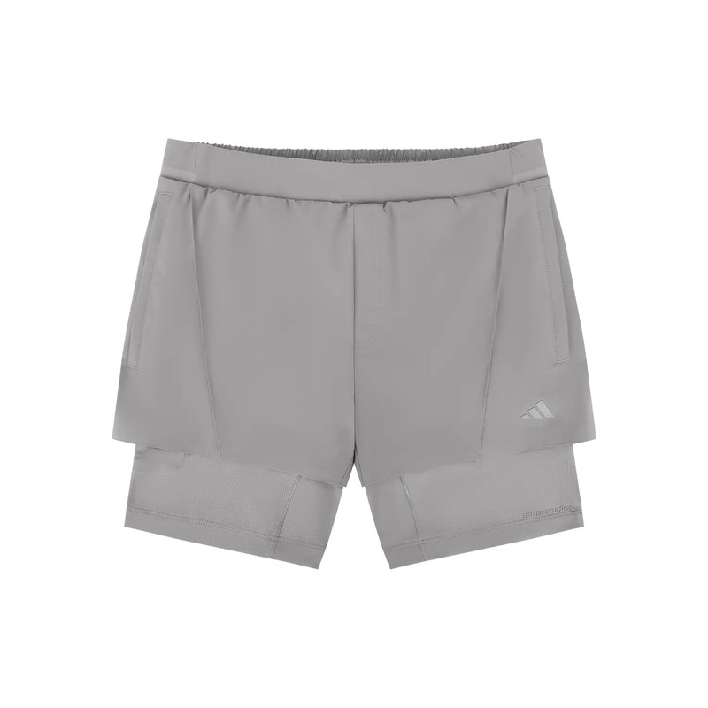 D4T TRAINING 2IN1 SHORTS DOVE GREY 1