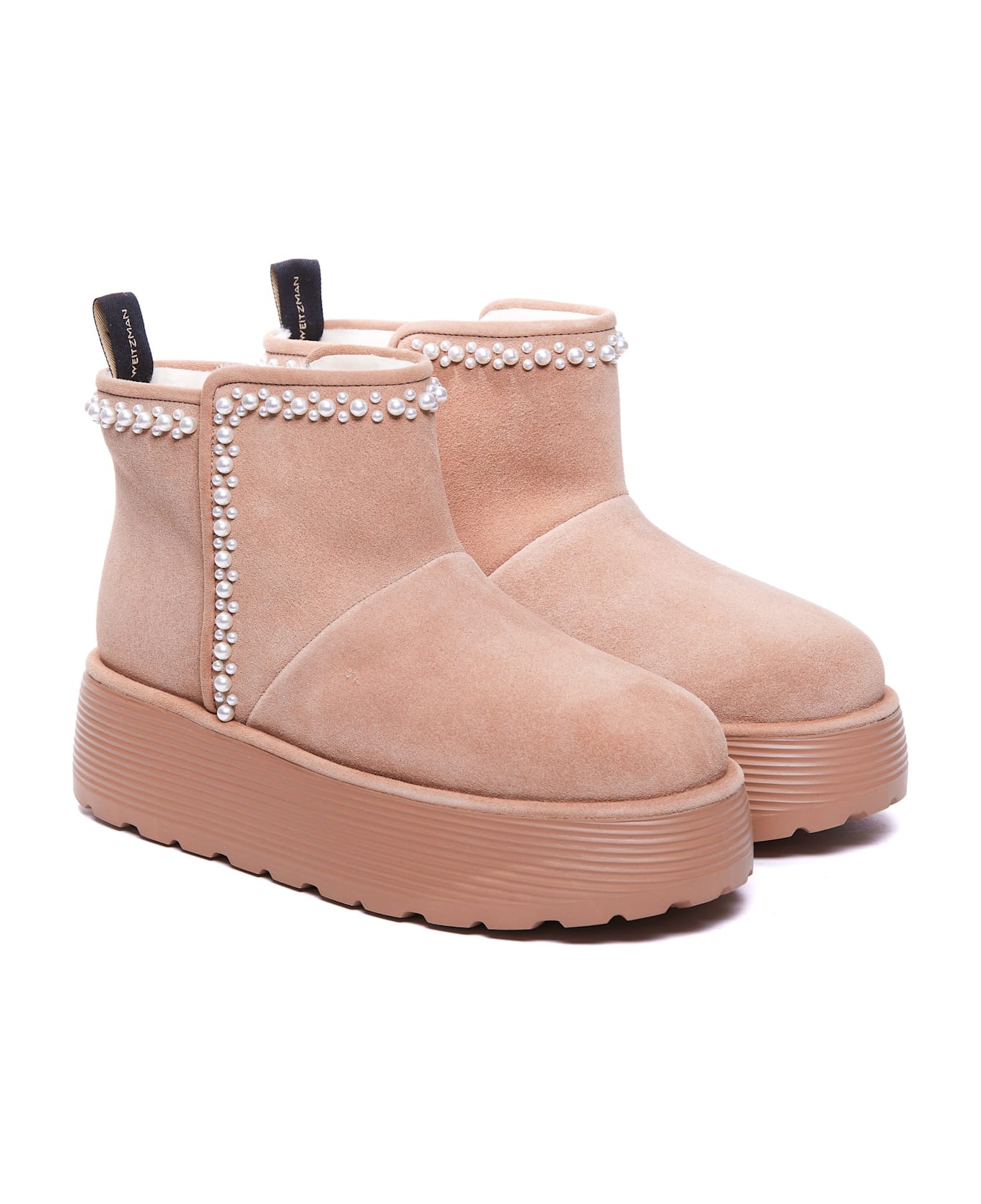 Nellie Pearl Flatform Booties - 4