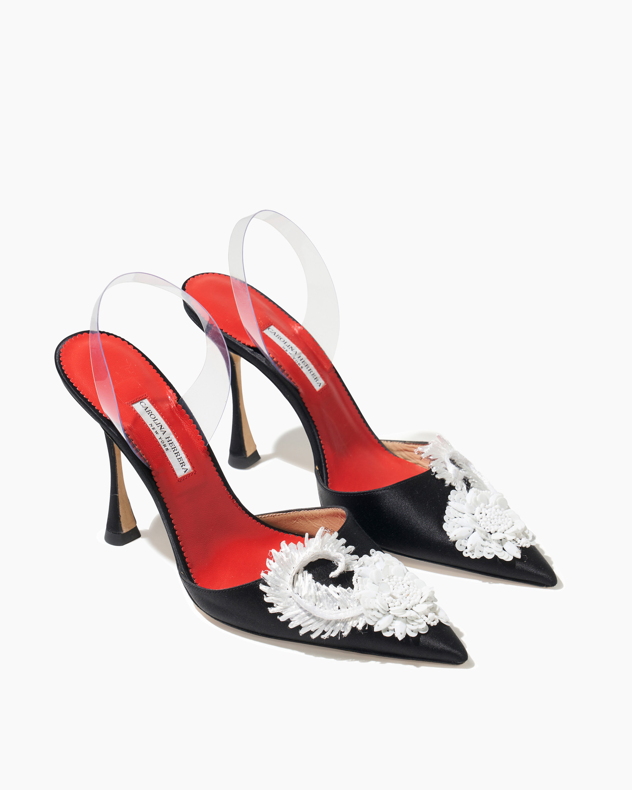 Embellished Kitten Heel Mule - 2