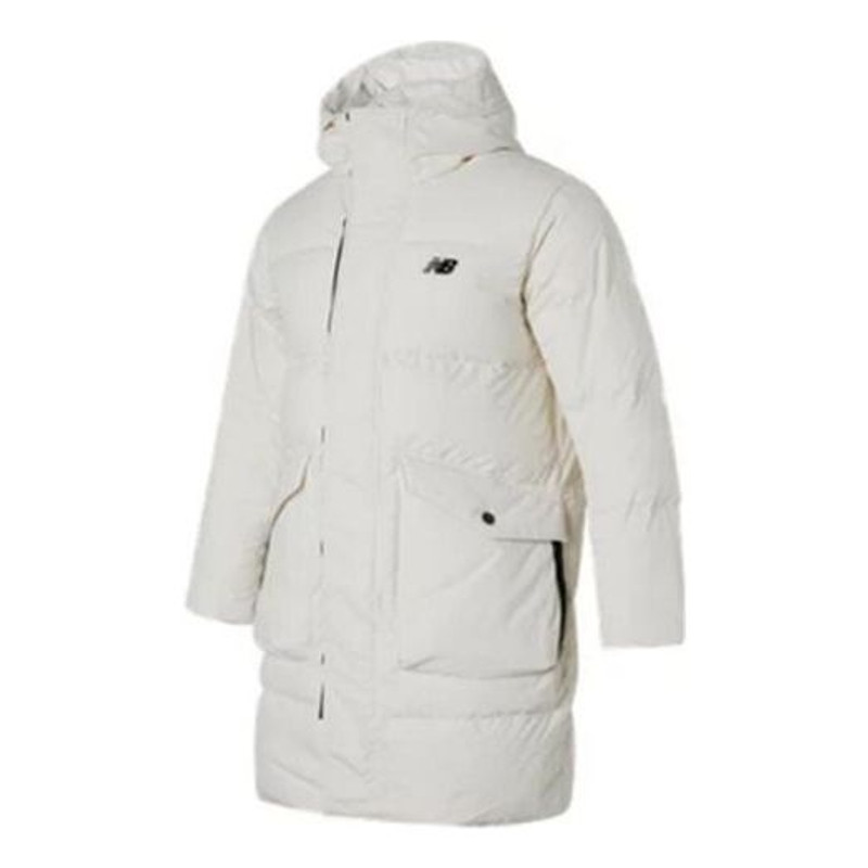 New Balance Sportswear Classic Long Puffer Jacket 'White' NP943061-IV - 1