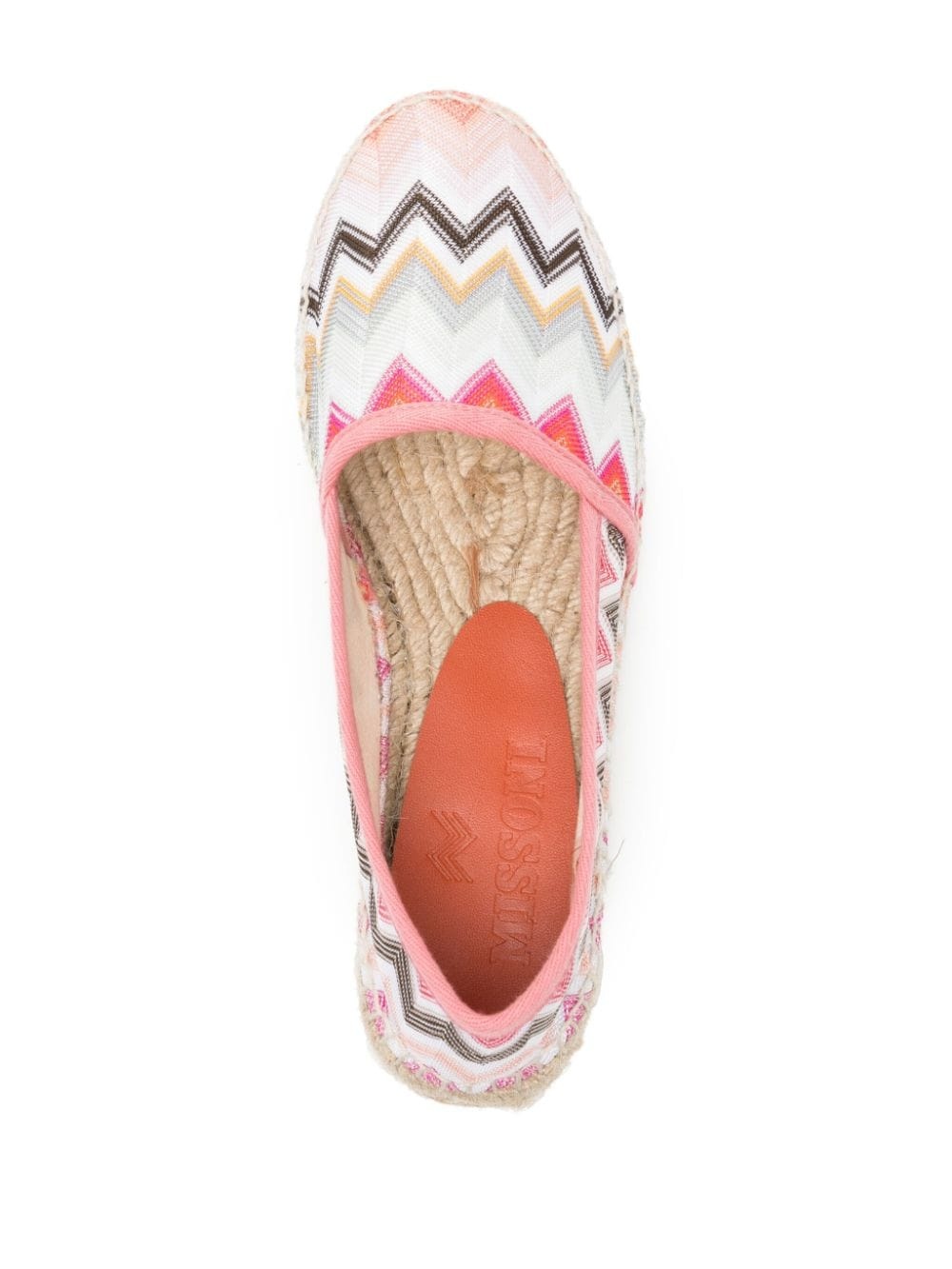 zigzag-pattern espadrilles - 8