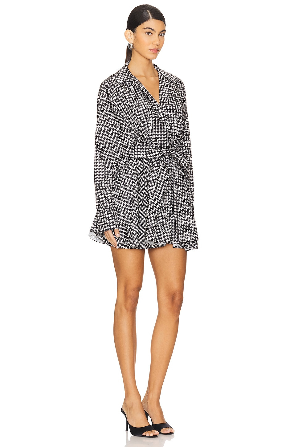 Oversized Shirt Flared Mini Dress - 2