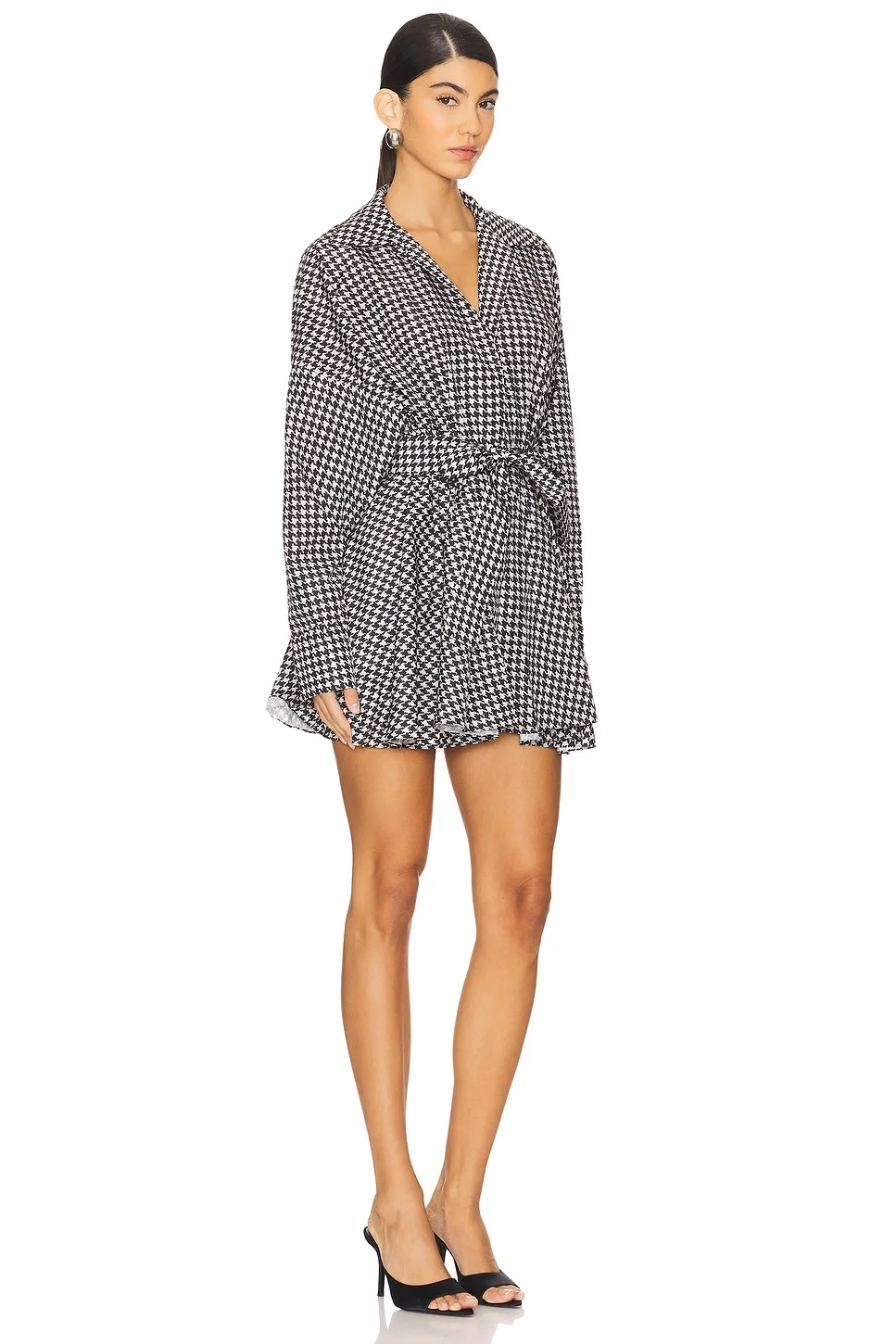 NORMA KAMALI Oversized Shirt Flared Mini Dress - ST3243PHA71657 | REVERSIBLE