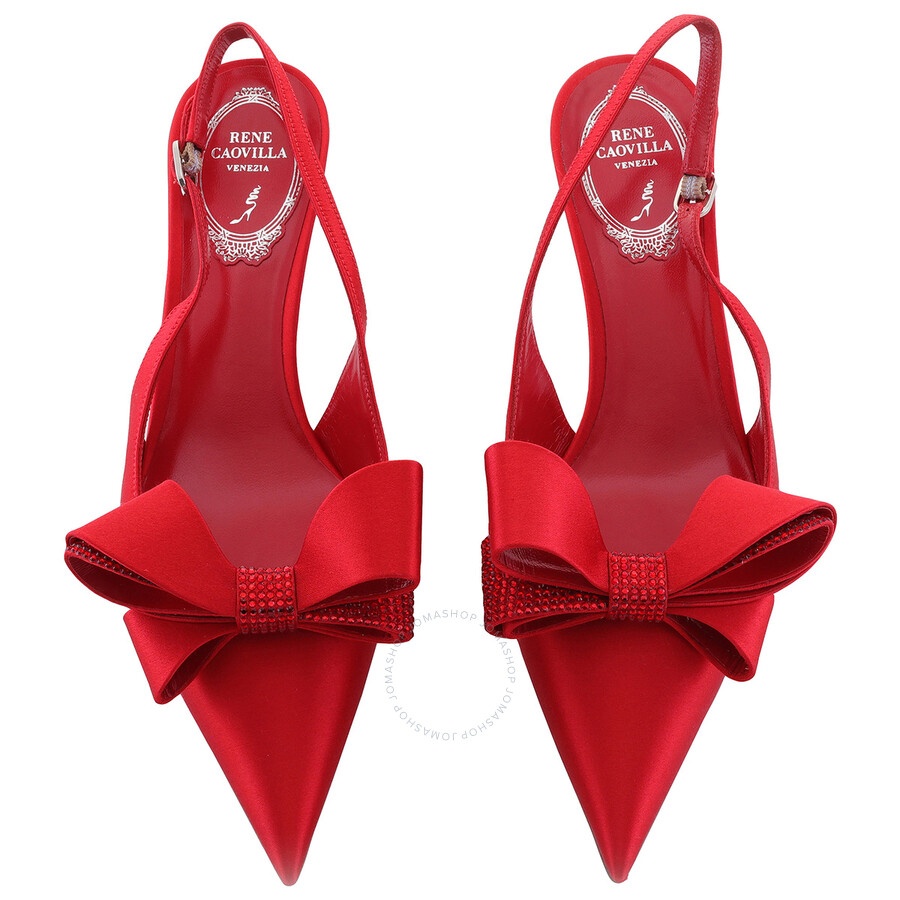Rene Caovilla Jeweled Arabella 50 SlingBack Pumps - 3