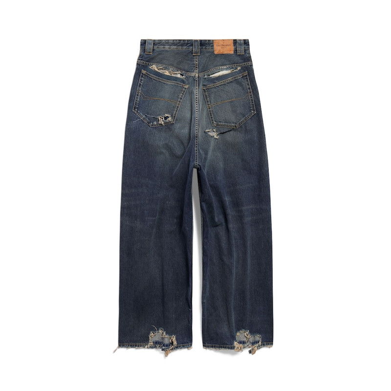 BALENCIAGA Men's Baggy Pants in Blue outlook
