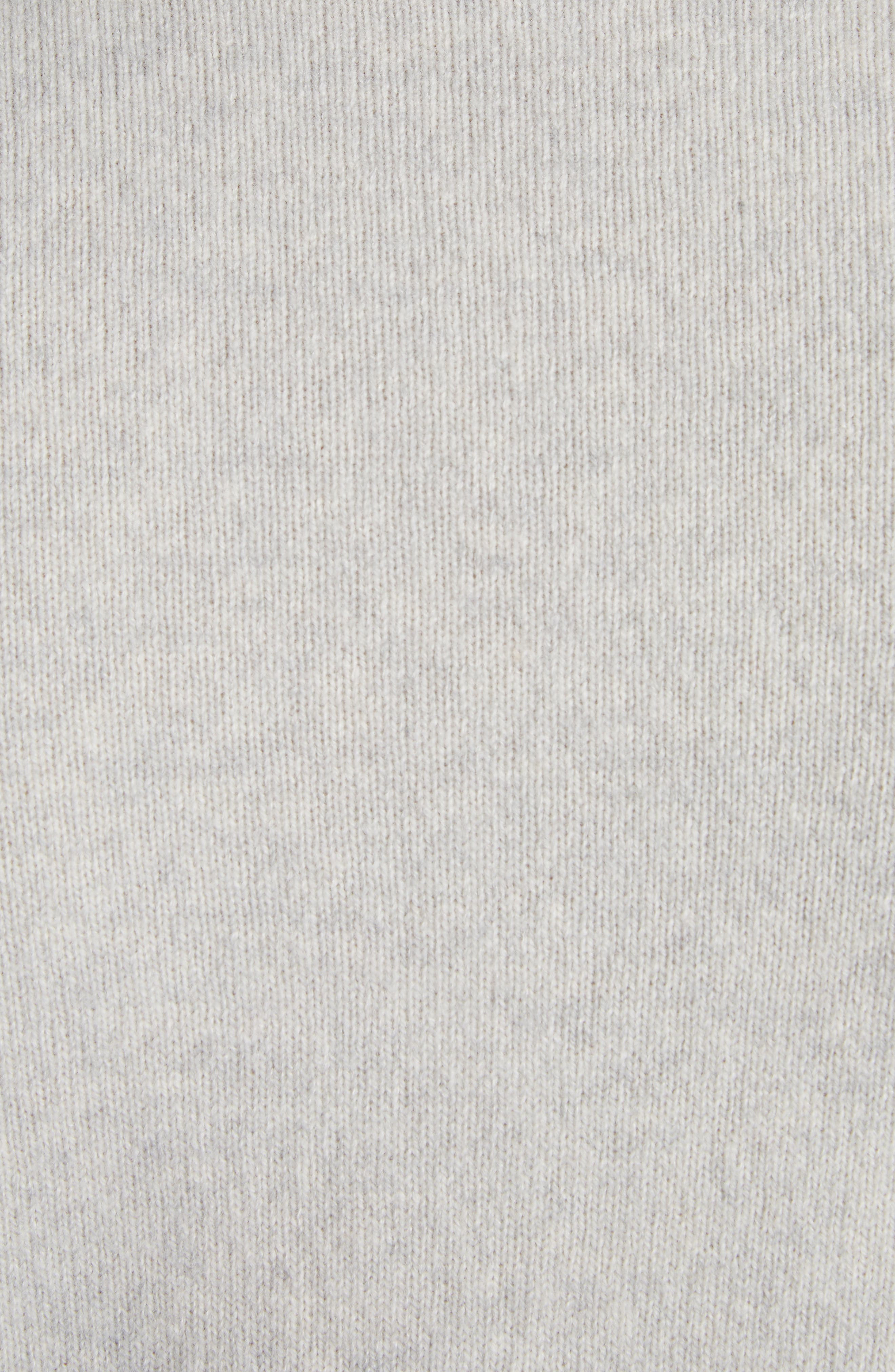 Lambswool & Cashmere Half Zip Sweater - 6