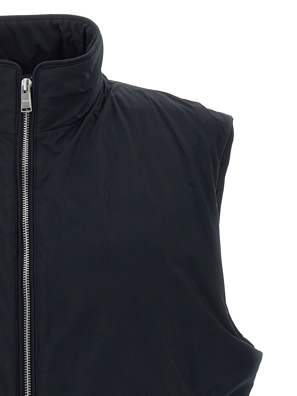 padded high-neck waistcoat - 4