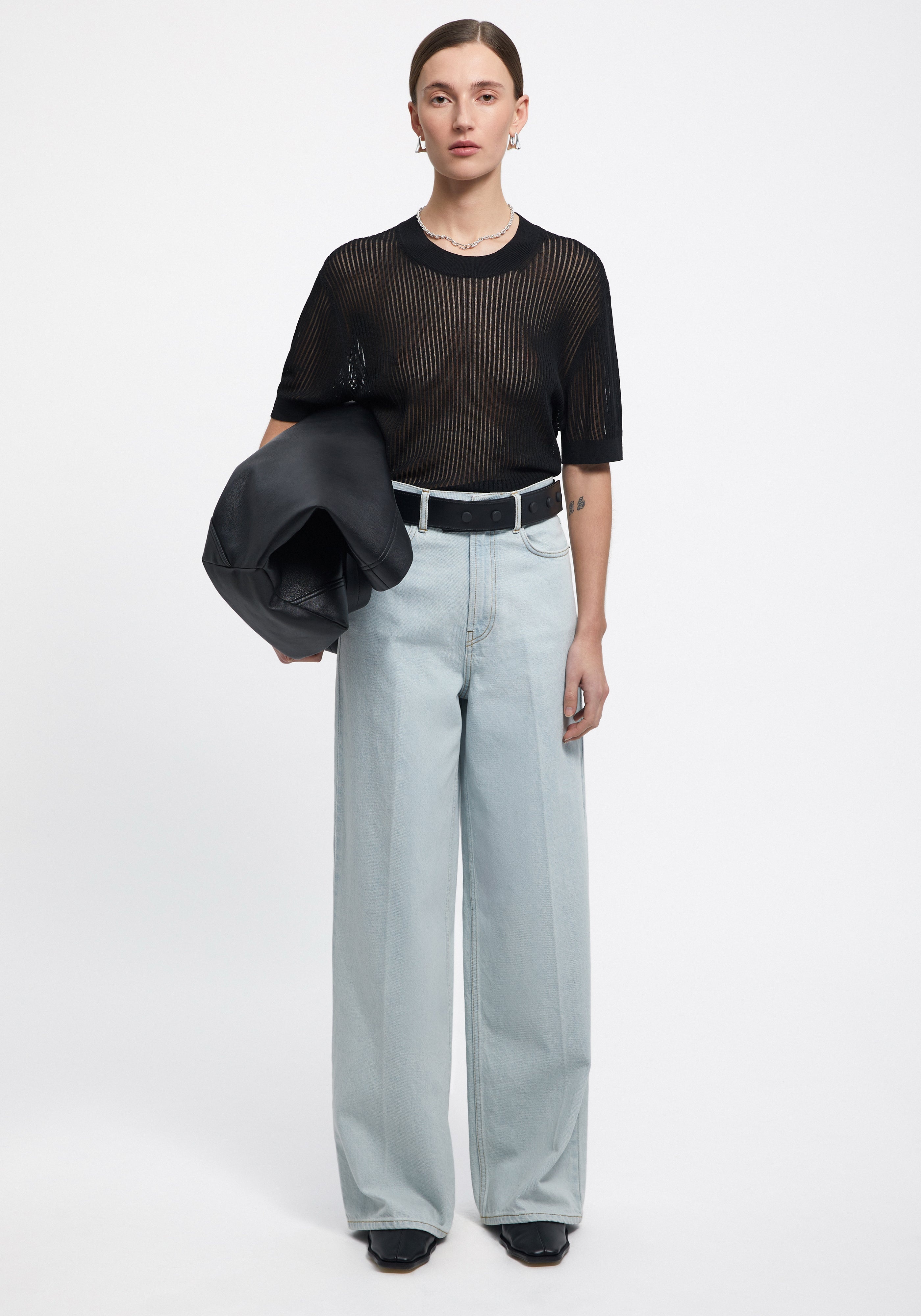 SHALOTT
Ribbed relaxed T-shirt - 2