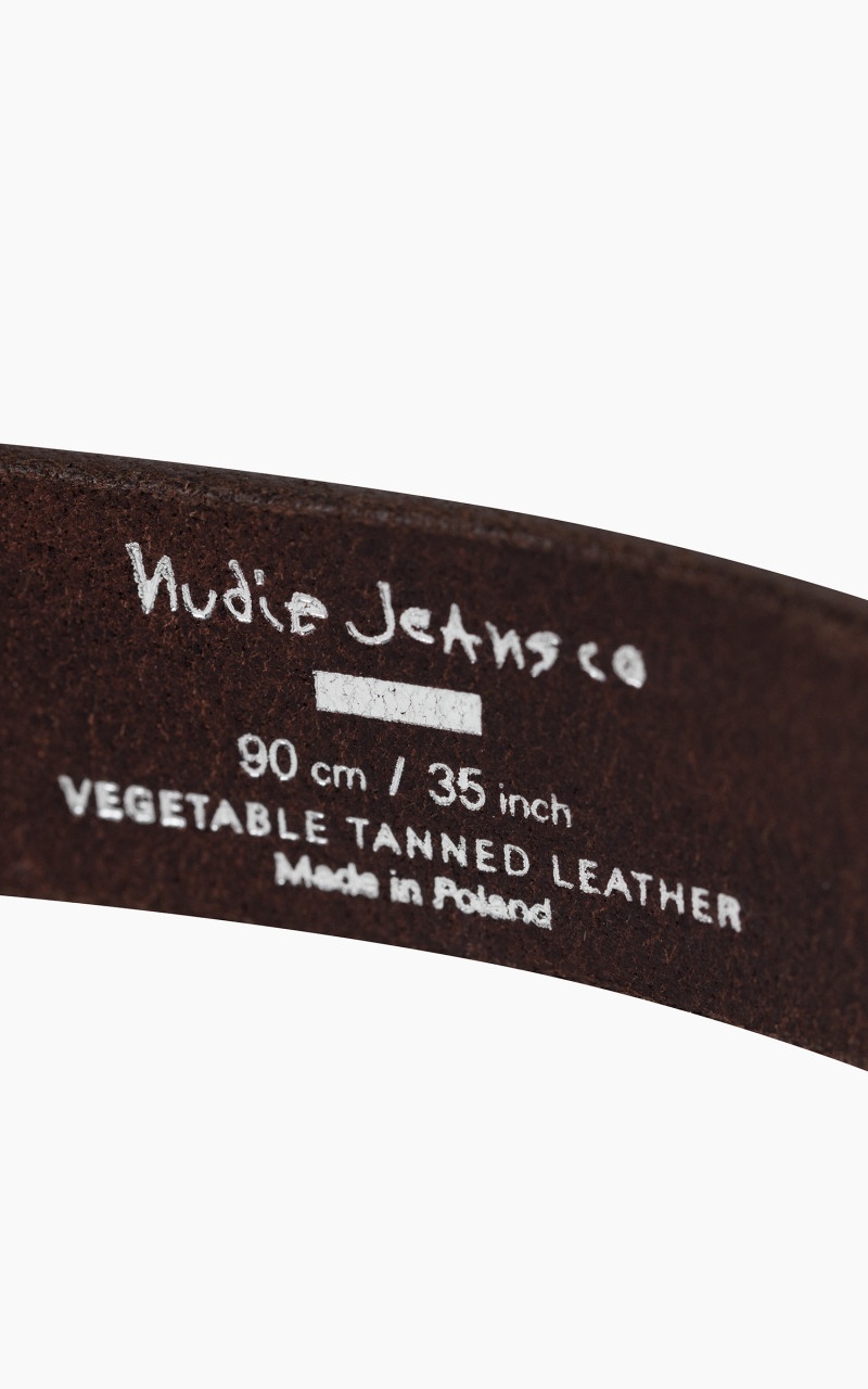 WESTERN SILVER BELT DARK BROWN - 4