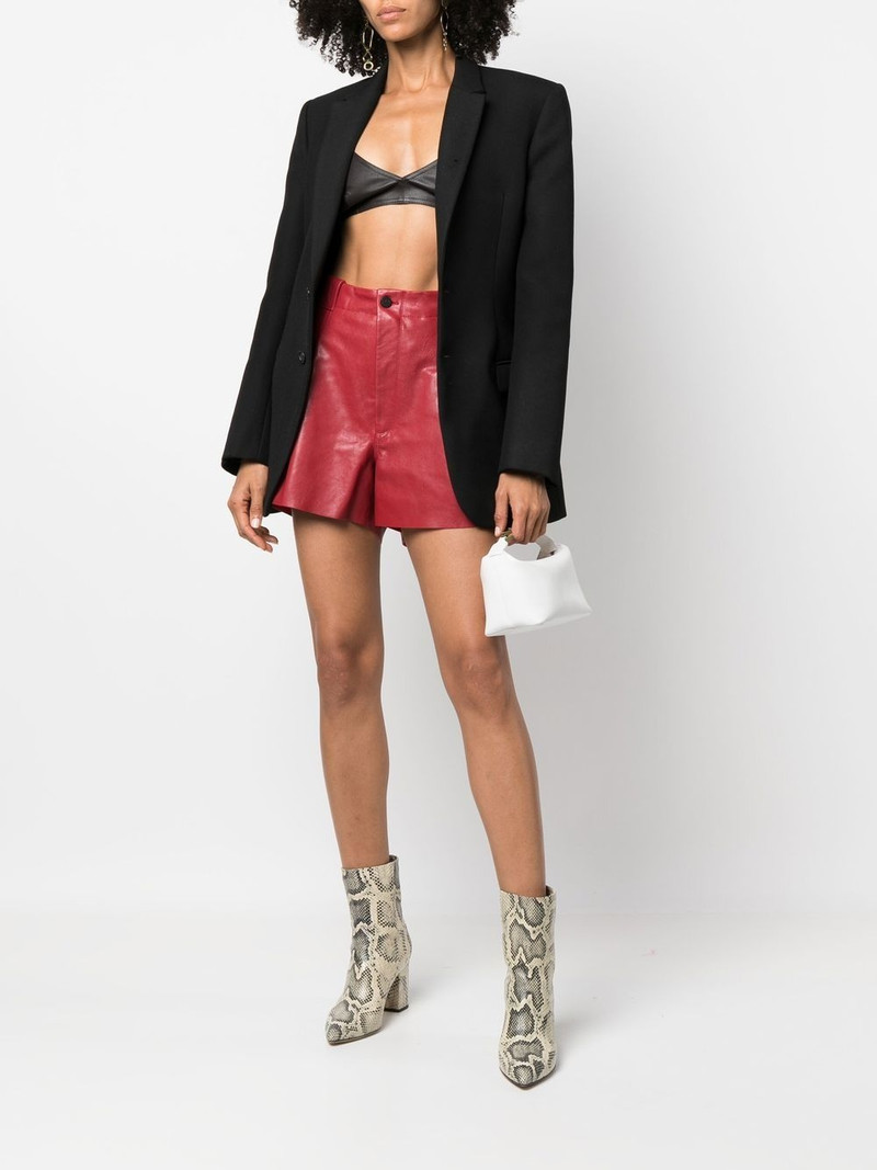 THE MANNEI Sierra leather bralette outlook