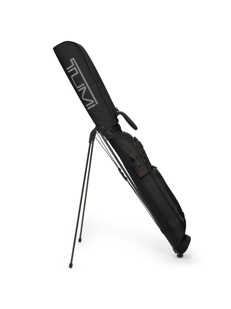 Alpha Nylon Golf Range Bag - Black 5