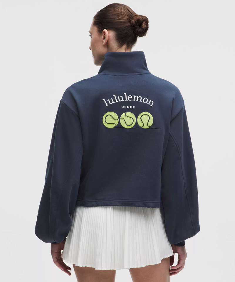 Cotton Terry Tennis Half Zip *Deuce 3