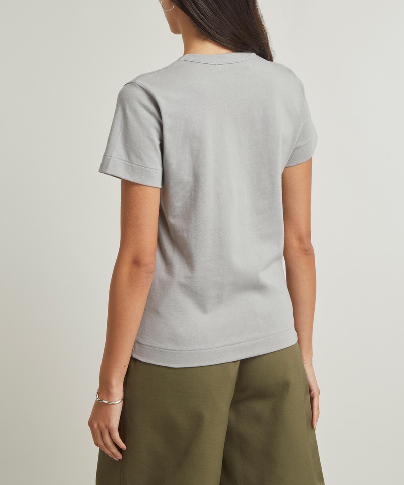 Grey Heart Appliqué T-Shirt 4