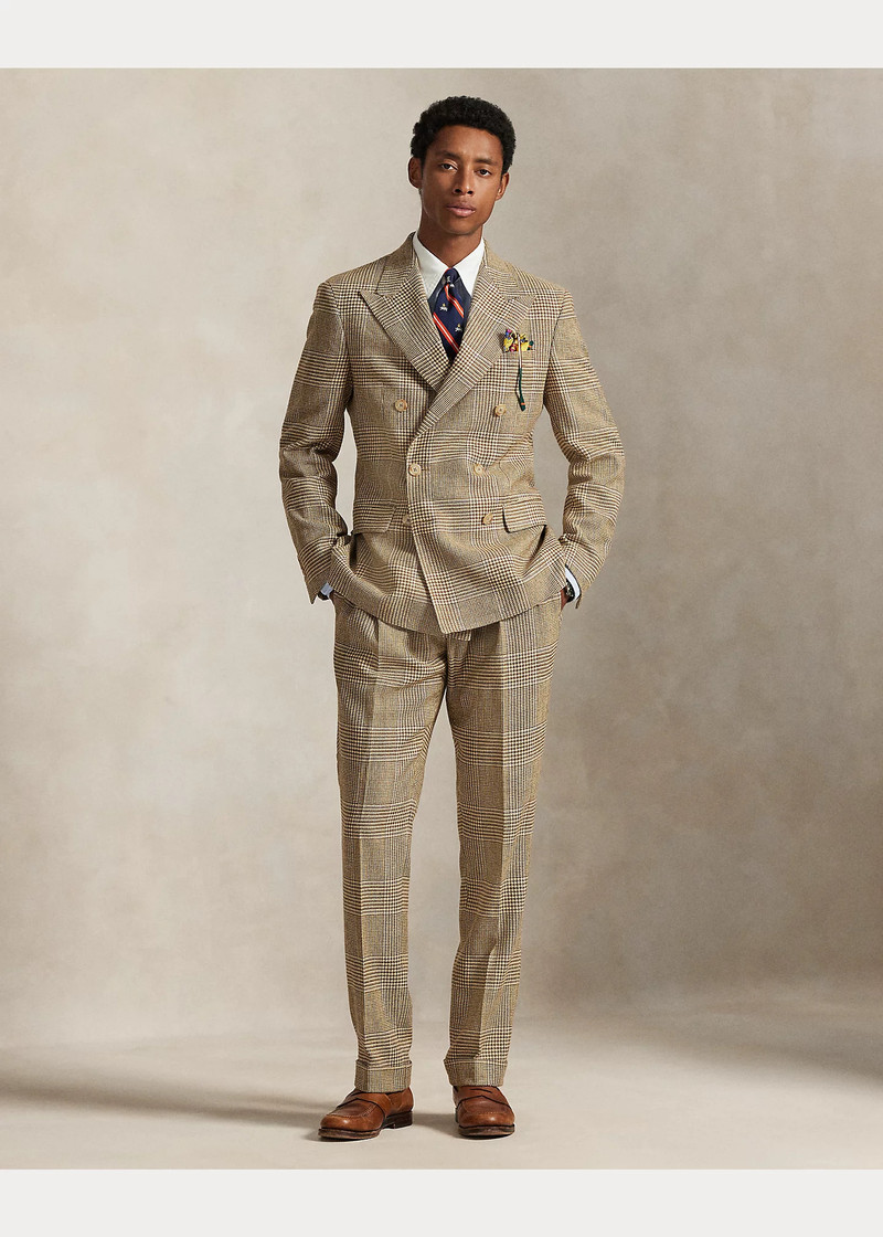 Polo Tailored Fit Plaid Suit Jacket 3