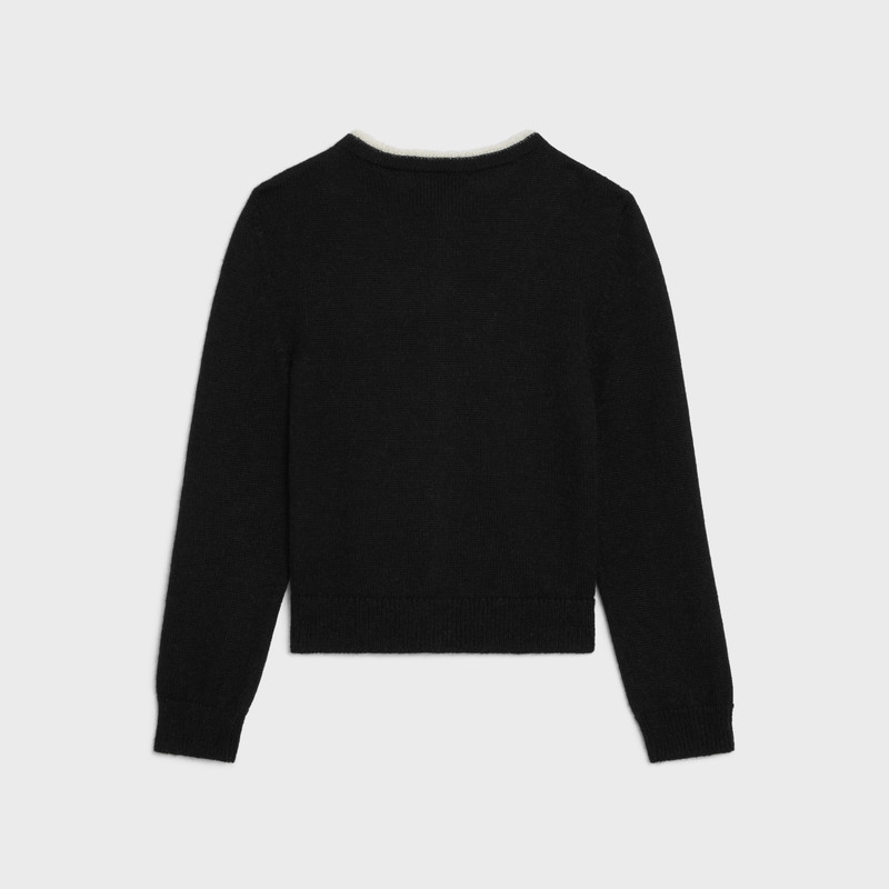 CELINE cardigan with bow in alpaca outlook