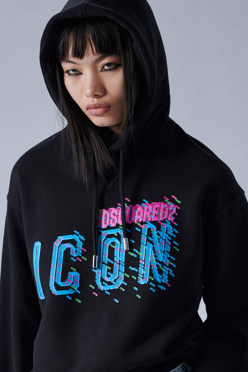 ICON PIXELED COOL HOODIE - 3