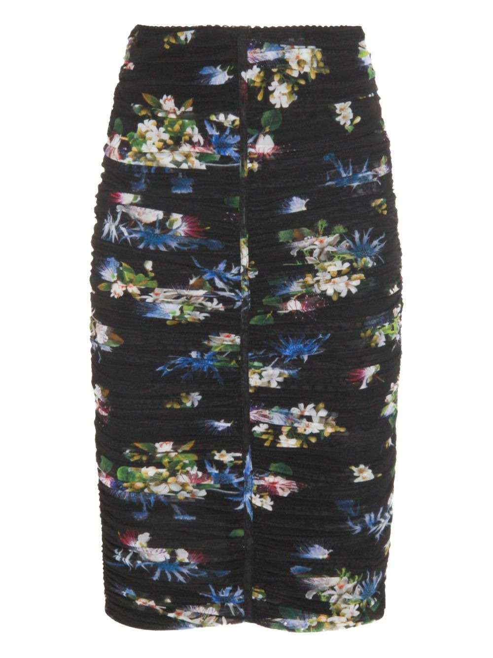 floral-print midi skirt - 2