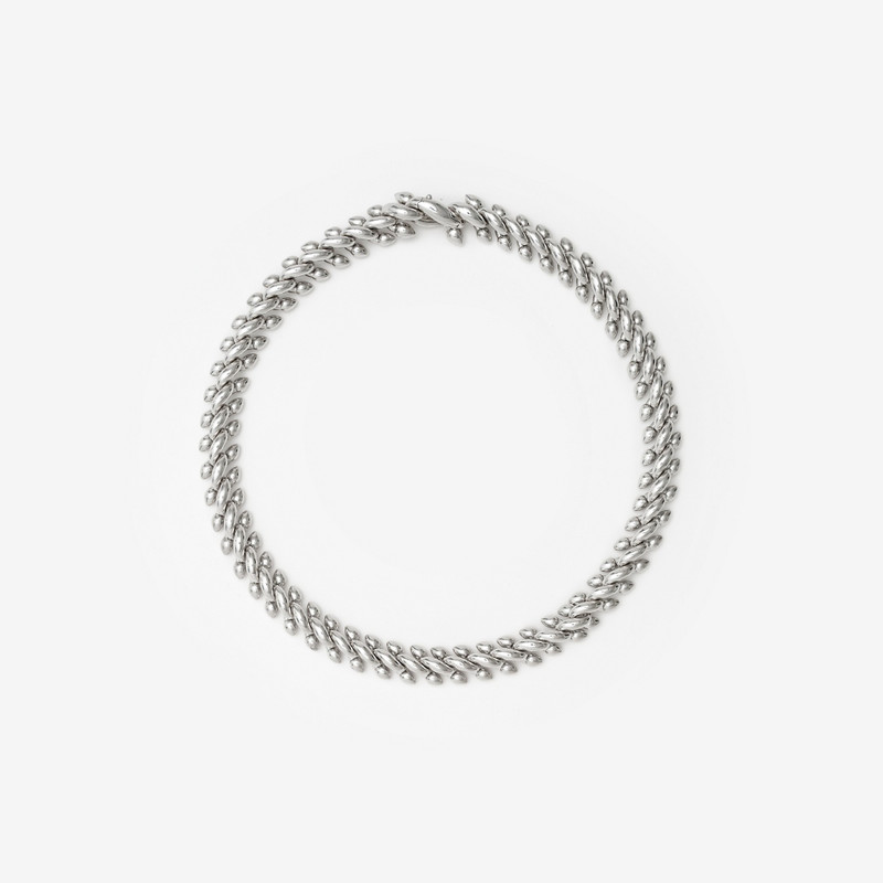 Silver Spear Chain Necklace 1