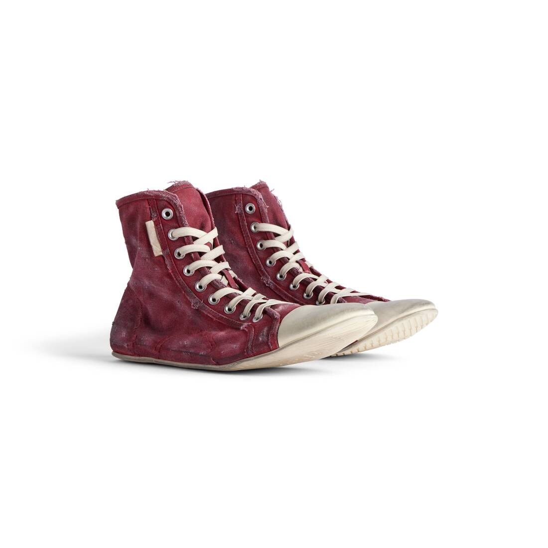 Men's Paris Ultra Flat High Top Sneaker  in Red - 2