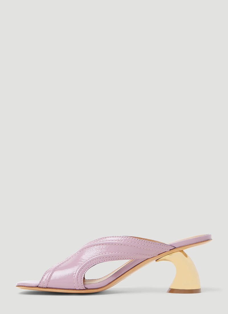 Dries Van Noten Sculptured Heel Mules outlook