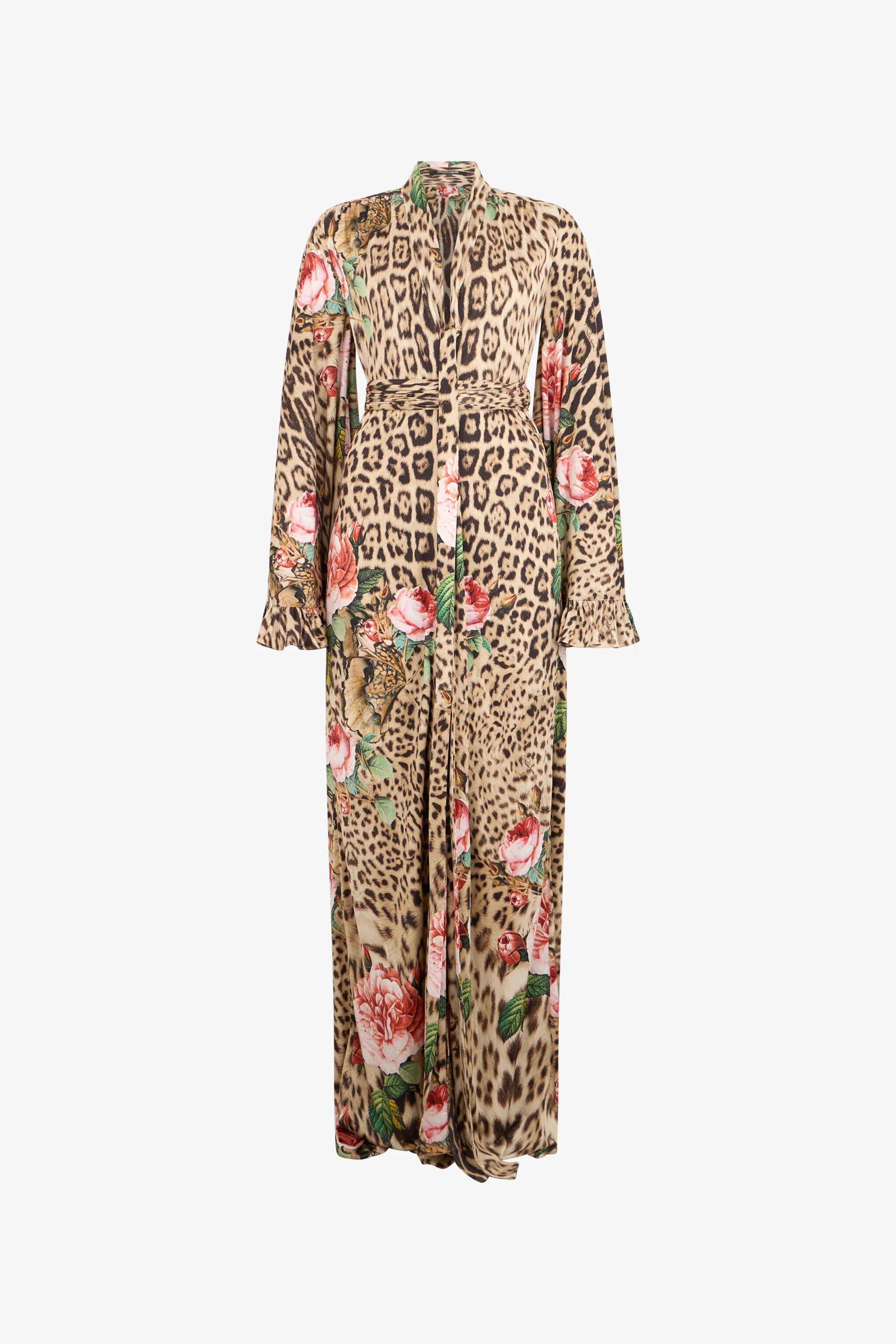 Jaguar Roses Print Dress - 1