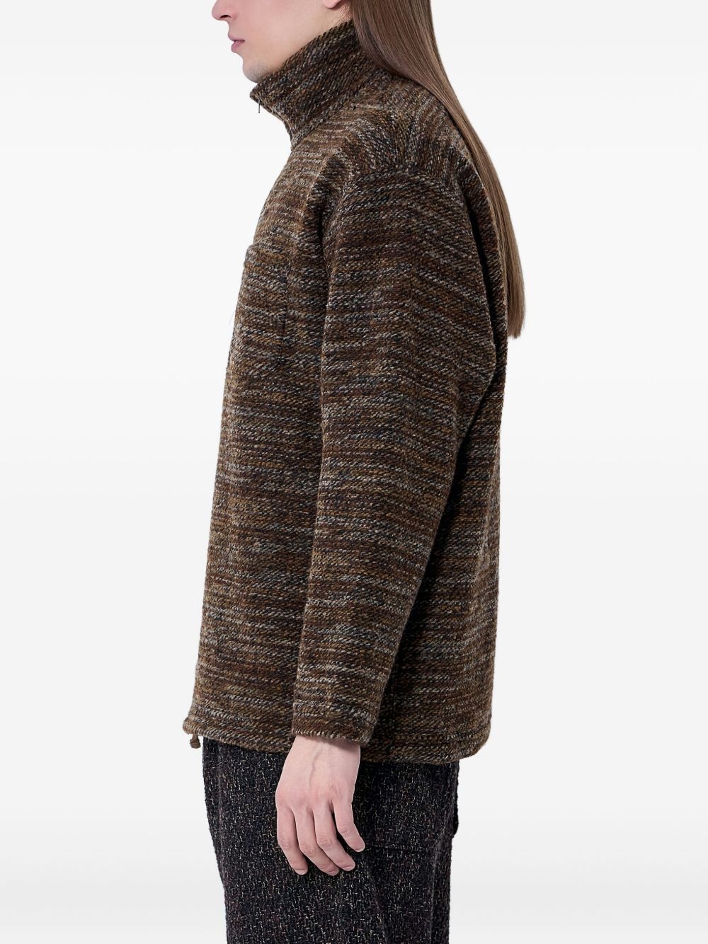 mélange-effect jumper - 3