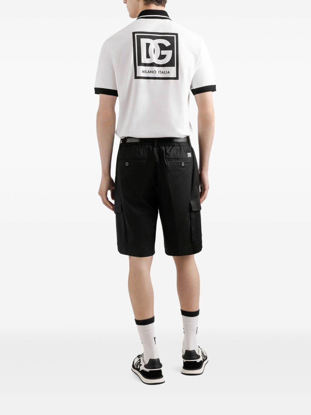 contrast-trim polo shirt - 3