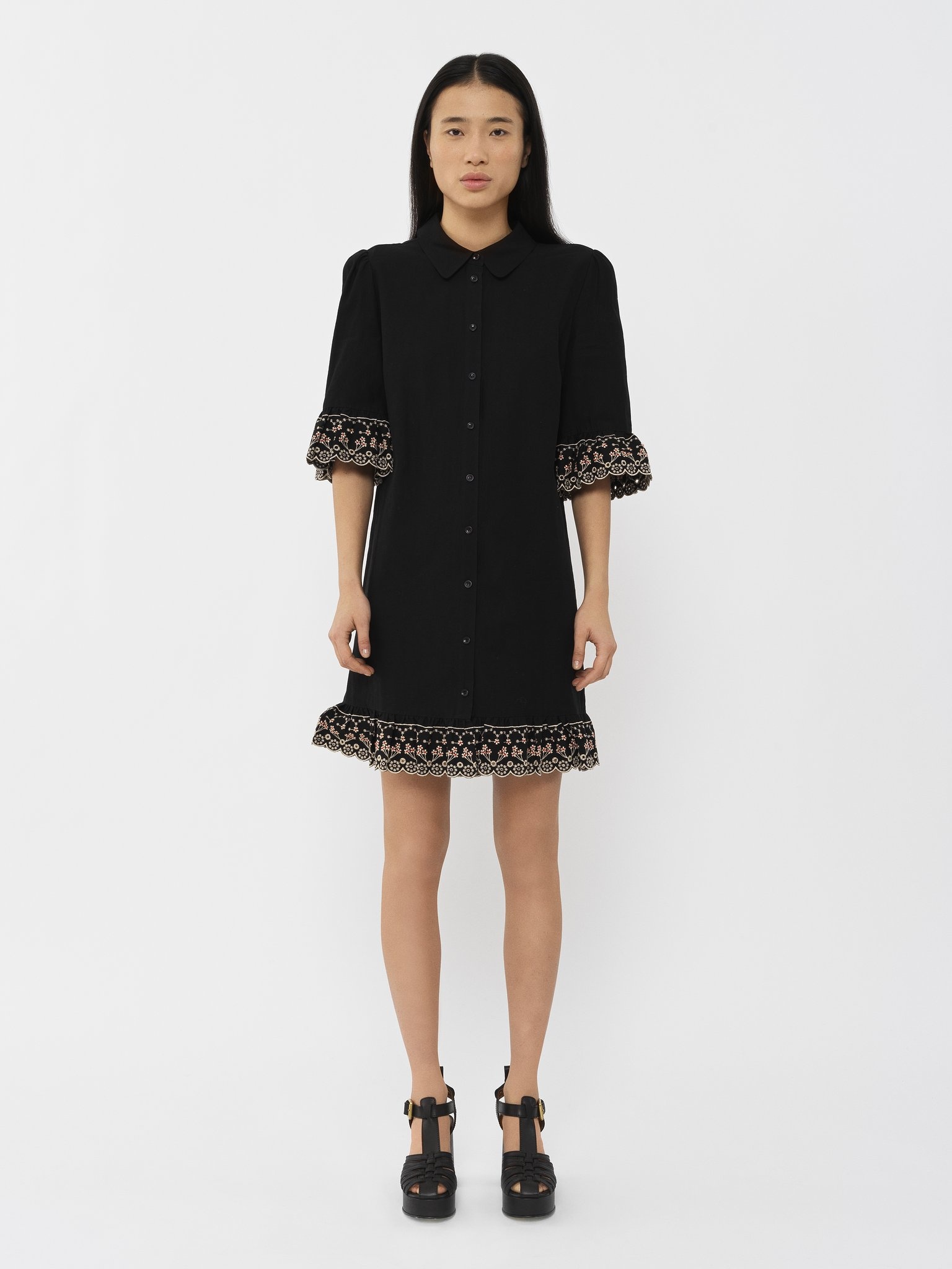 EMBELLISHED SHIRT DRESS - 2