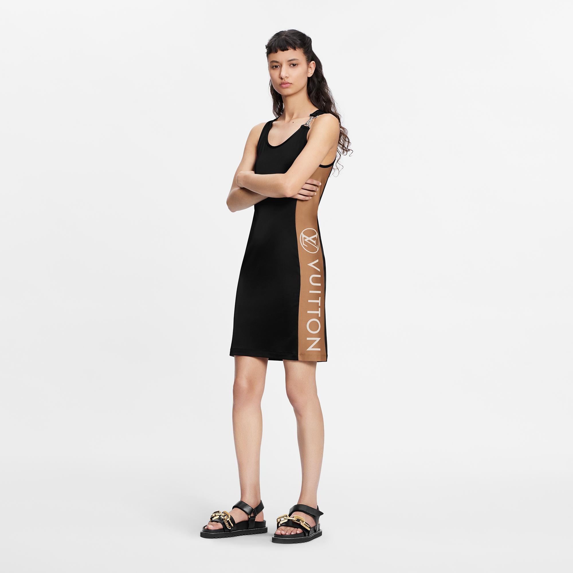 LV TANK DRESS BLUE 25S IN POLYESTER 266630 main image 1