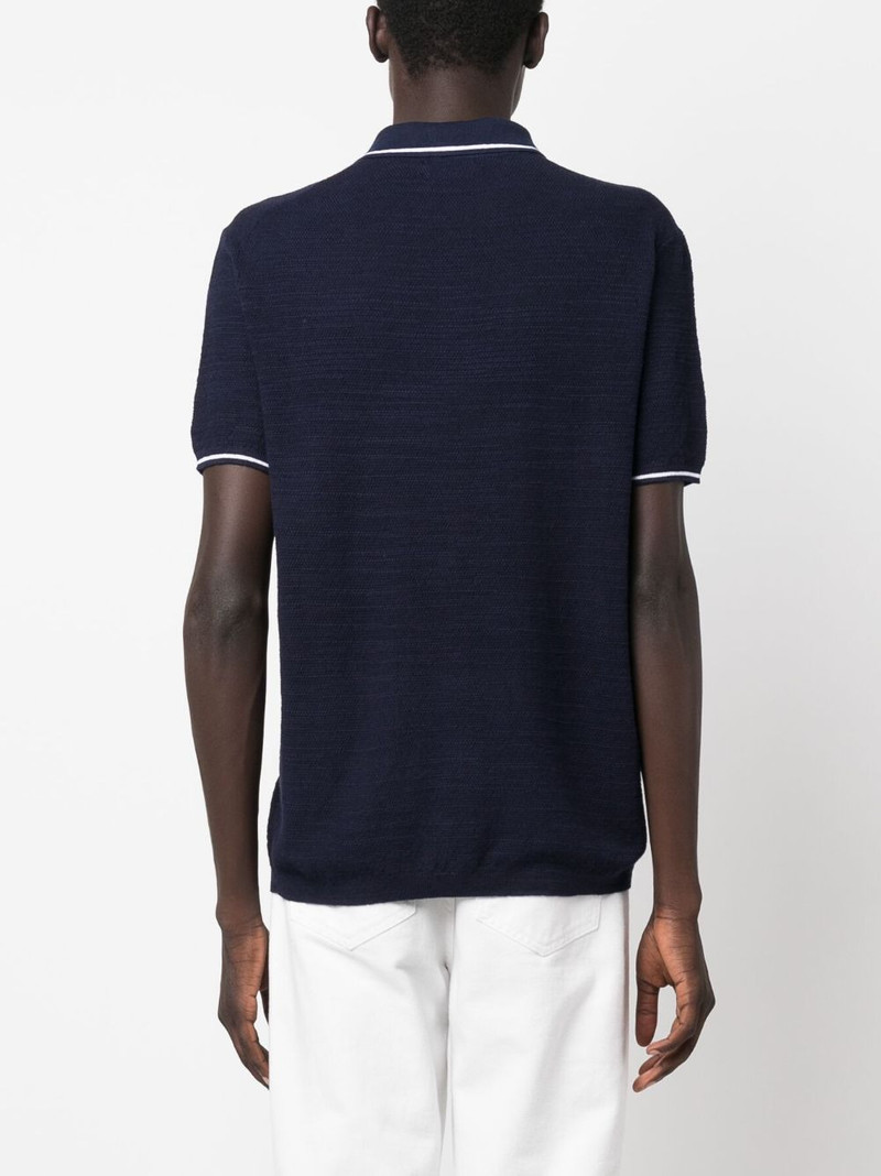 logo-embroidered short-sleeve polo shirt 4