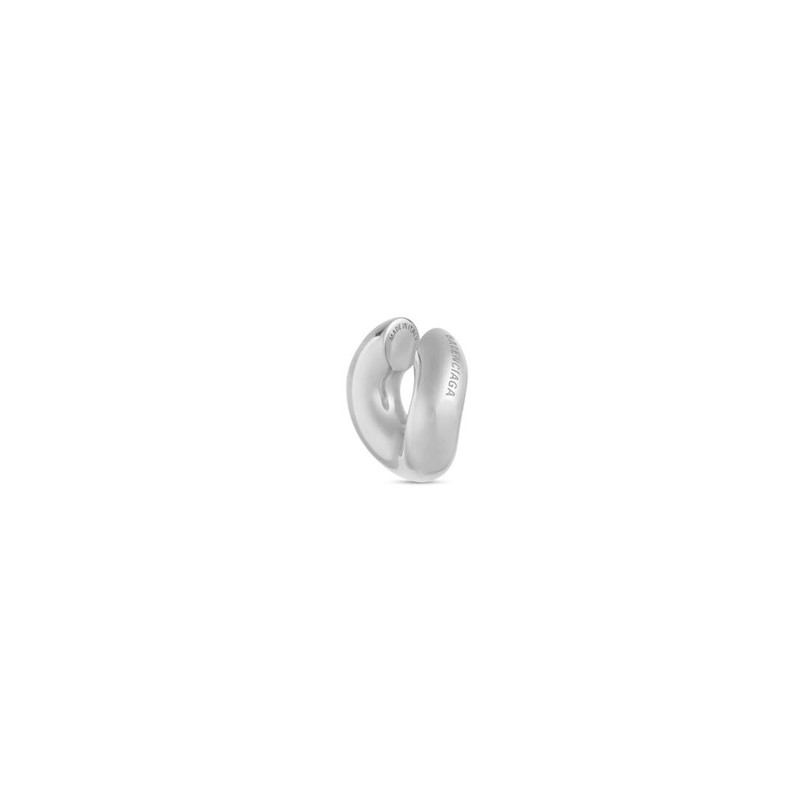 BALENCIAGA Loop Ear Cuff in Silver outlook