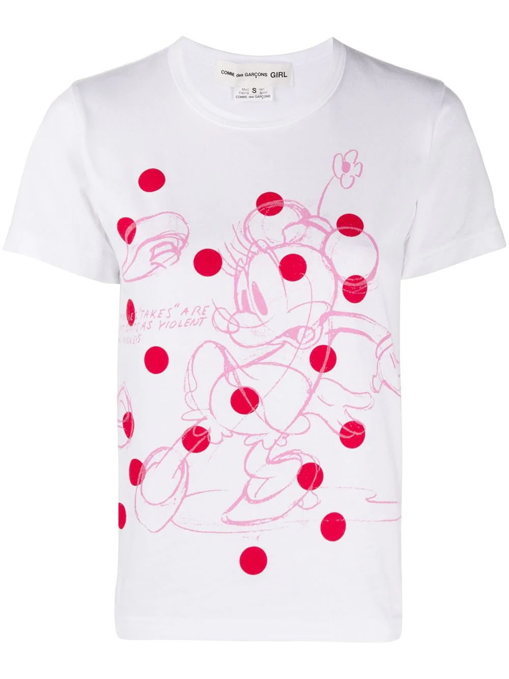 graphic print short-sleeved T-shirt - 1