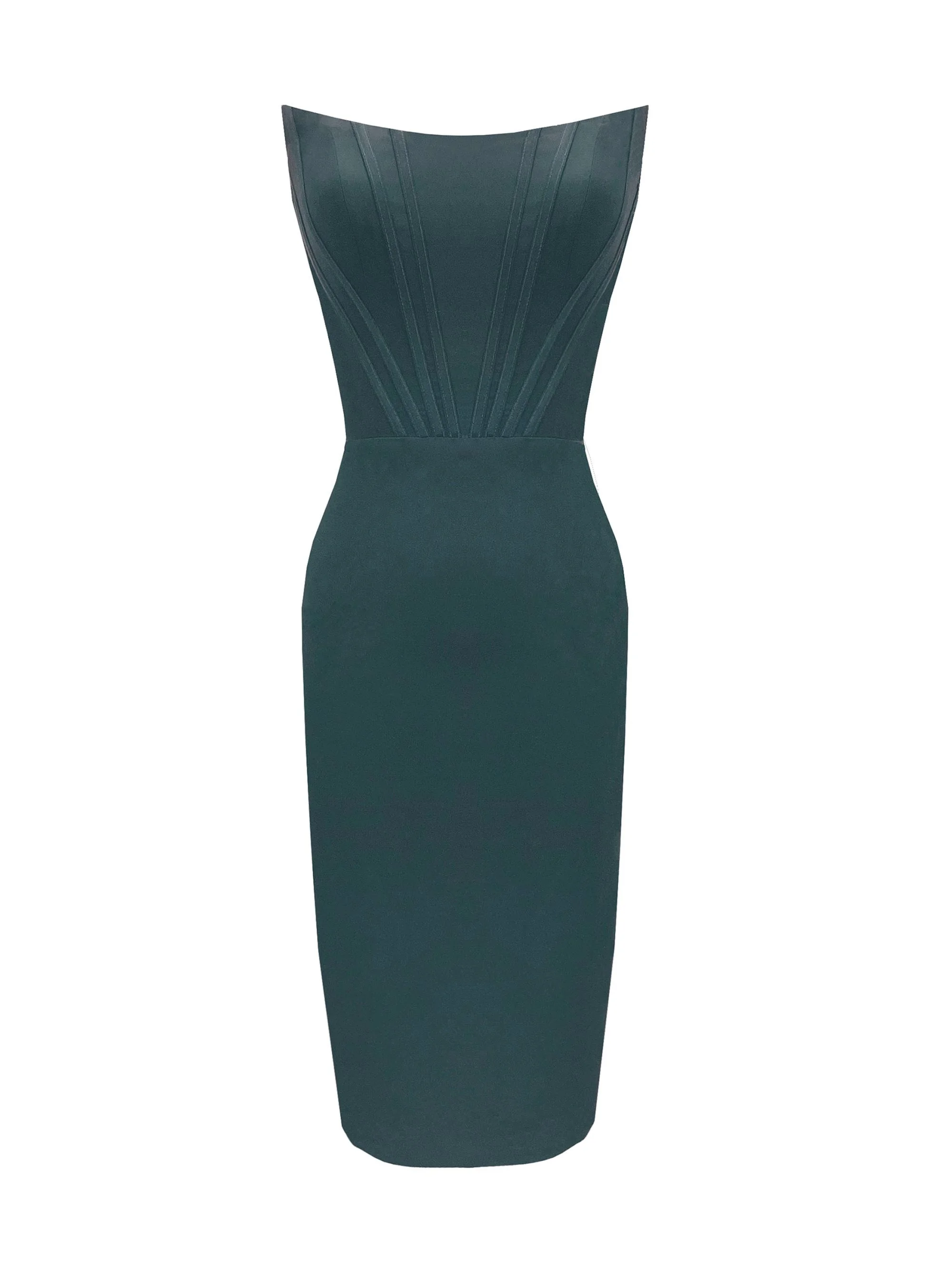 Women's Cosette Strapless Body-Con Midi-Dress - Pine - 1