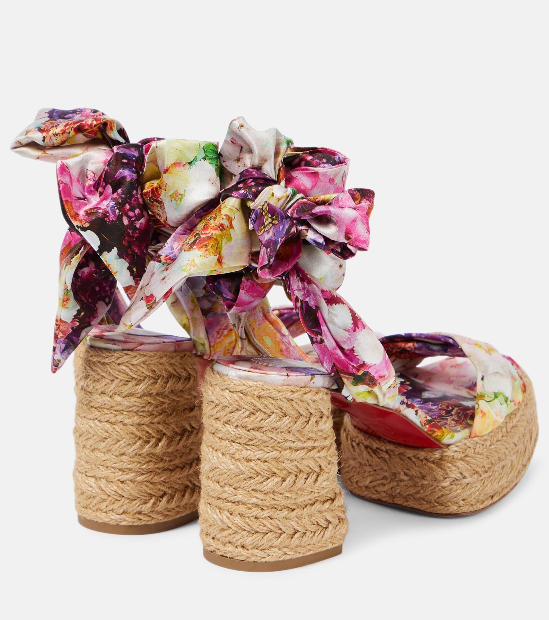 Mariza Du Desert 70 floral satin sandals - 3