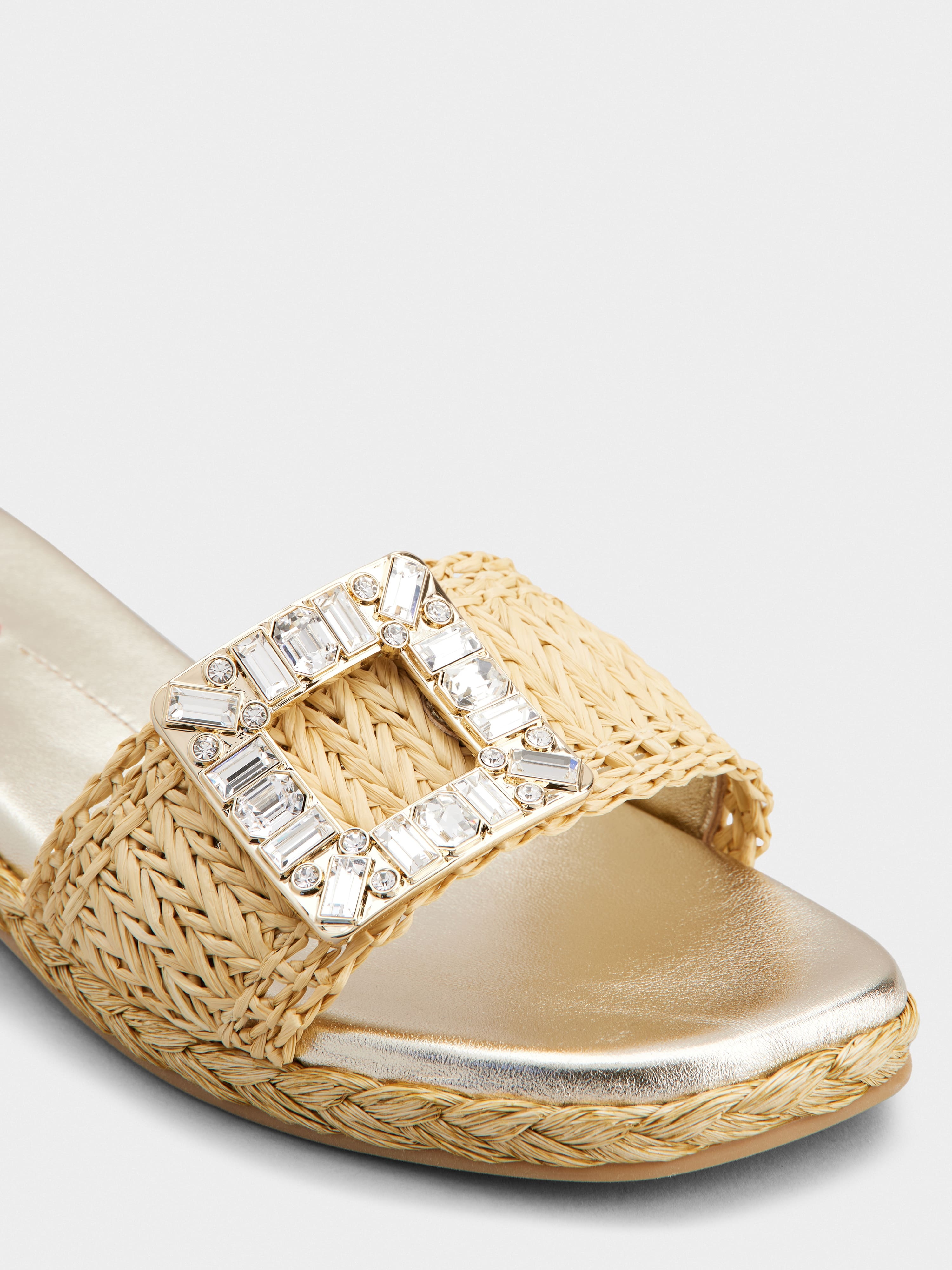 Espadrilles Mules in raffia - 3